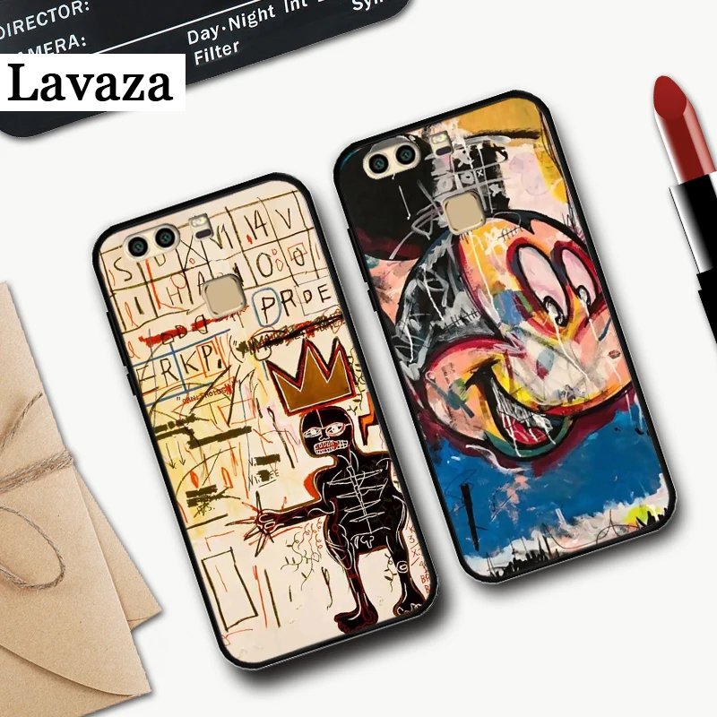 Jean Michel Basquiat Art силиконовый чехол для Huawei P8 Lite 2015 2017 P9 2016 Mimi P10 P20 Pro P Smart Z 2019 P30 |