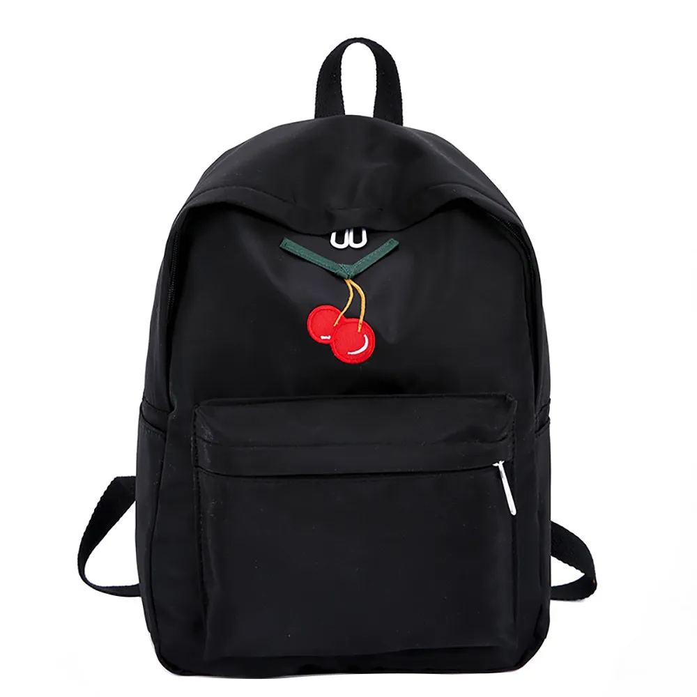 Большой емкости Повседневный нейлоновый женский рюкзак милые Мультяшные фрукты