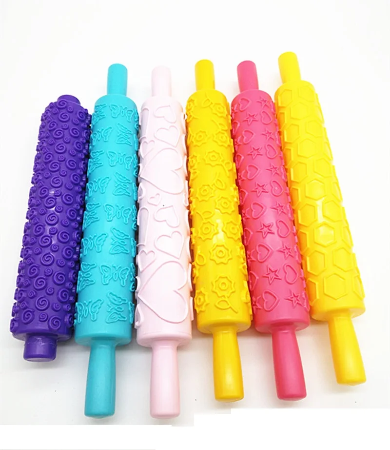 Пластиковые тисненые штифты для украшения торта набор инструментов теста