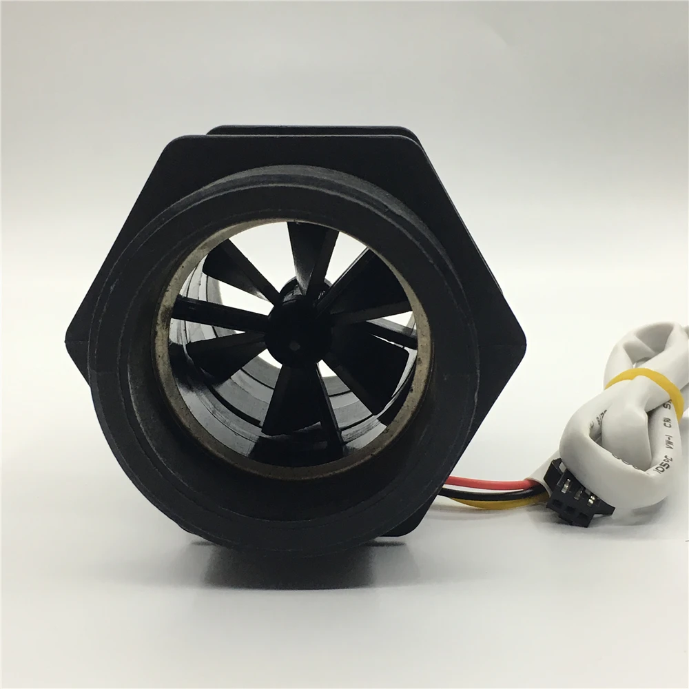 " DN50 10~ 350L / min пластиковые зал турбинный датчик промышленности метр