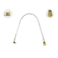 new 1pc rp sma male to mmcx male right angle plug 15cm 30cm 50cm low loss high quality for wifi antenna anti corrosive