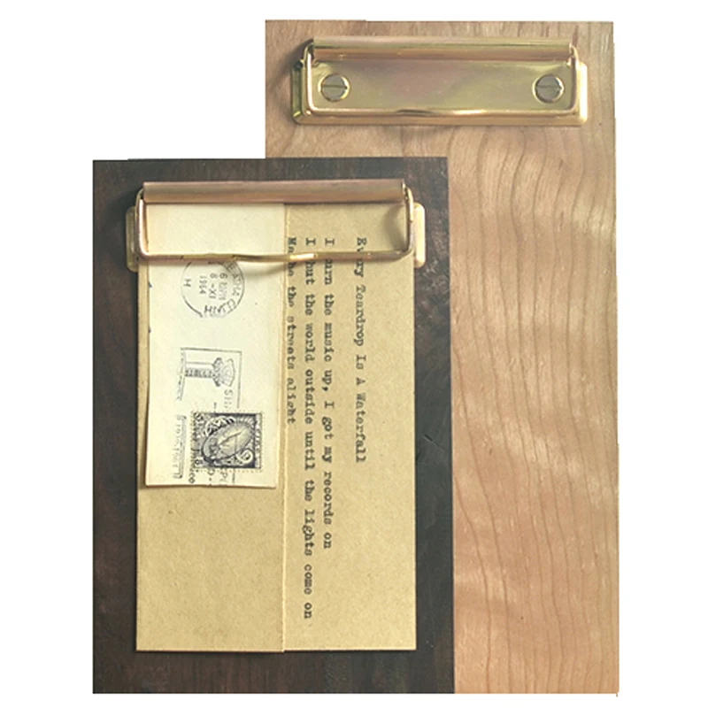 Деревянный лоток для офиса в скандинавском стиле с зажимом настраиваемый