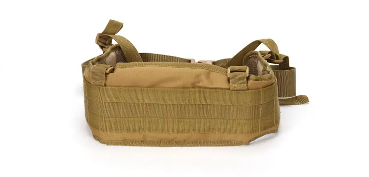 Тактический жилет MOLLE пояс с плечевым ремнем военный камуфляж CS мягкий страйкбол боевой пояс охотничий аксессуар