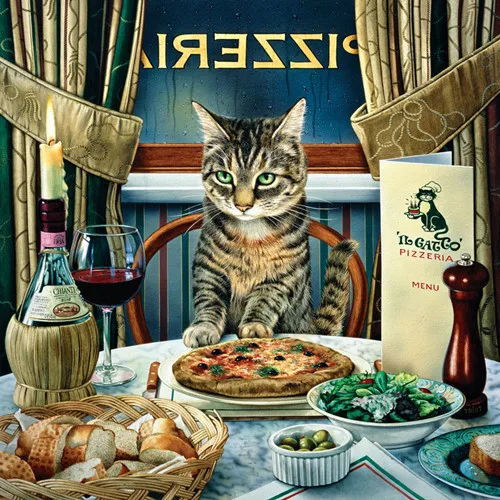 

Новинка, Алмазная мозаика, алмазная вышивка, бисер, кот, вино, еда, пицца, животные, бриллианты, вышивка крестом, ручная работа, наборы, Настен...