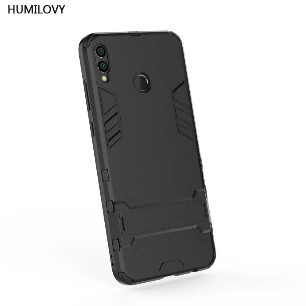 Чехол для Huawei Honor 8X Max 8 X противоударный чехол-Броня с подставкой из силиконовой
