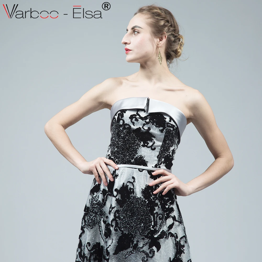 VARBOO_ELSA vestido de festa longo сексуальное вечернее платье с вырезом лодочкой и открытой