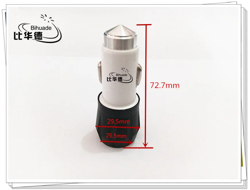 Новое поступление автомобильное зарядное устройство BIHUADE Внешнее с 2 USB