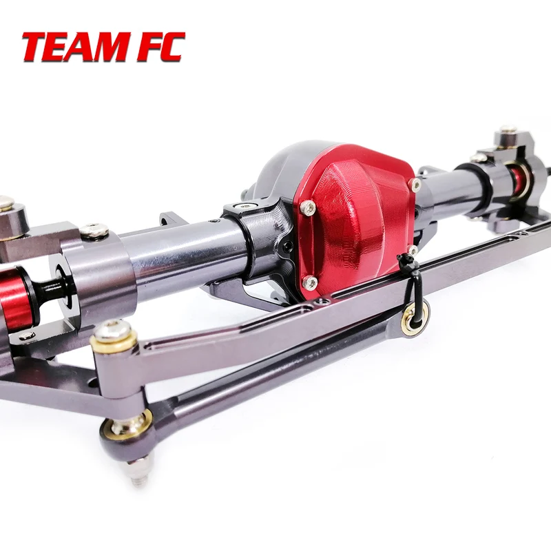 1 Набор 1/10 Rc автомобиль полный сплав CNC металлический передний и задний мост с