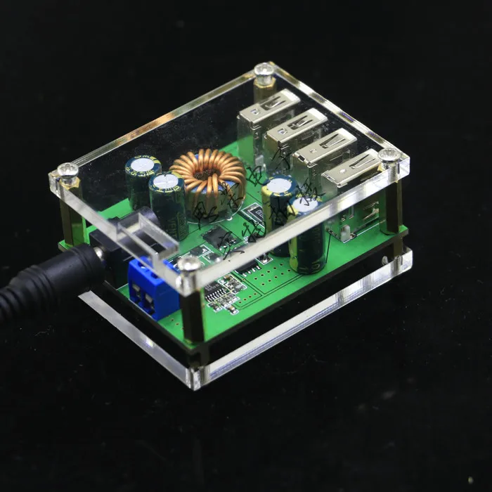 4 USB модуль зарядного устройства постоянного тока 9 в 12 В 24 36 48 60 5 А понижающий с