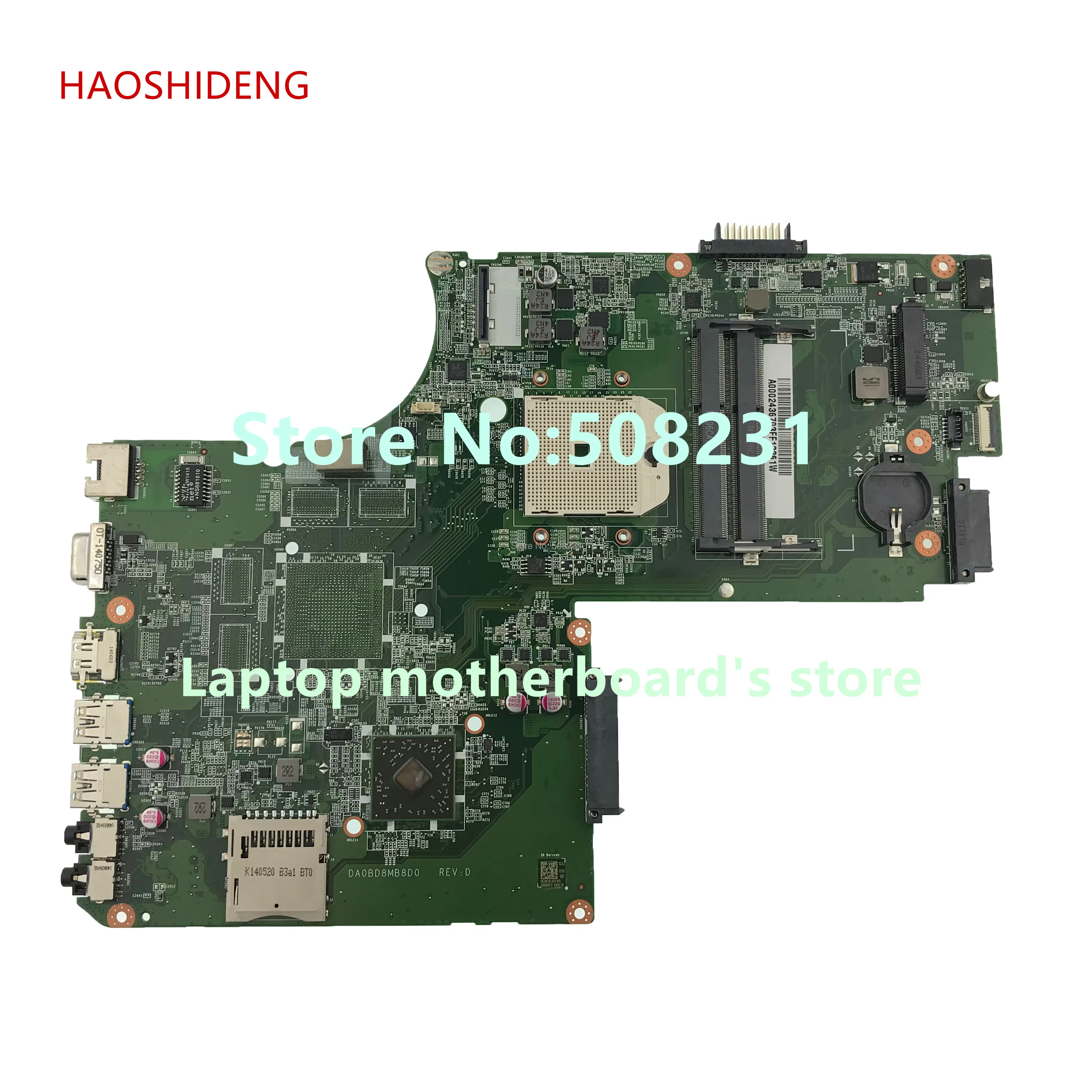 JU PIN Юань A000243670 DA0BD8MB8D0 плата для Toshiba Satellite S70D L70D S75D L75D C70 Материнская плата ноутбука полностью протестирована