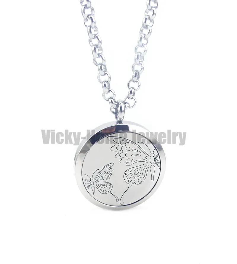 Новое поступление бабочка (30 мм) ароматерапия/эфирные масла диффузор медальон