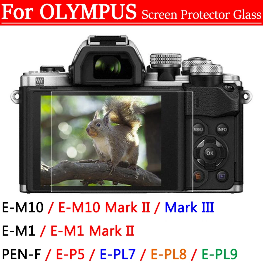 Камера Экран дисплея из закаленного стекла для цифровой камеры Olympus E P5 PL7 PL8 PL9 PEN F