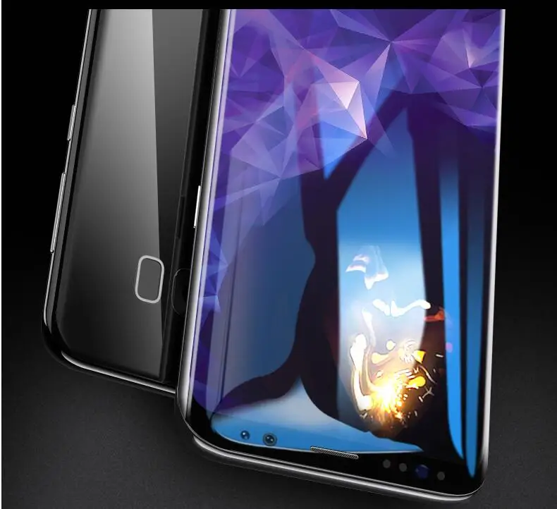 9D полное покрытие закаленное Стекло для samsung Galaxy S8 S9 Plus Note 8 S7 S7Edge A6 A8 A6 A8 плюс Экран протектор