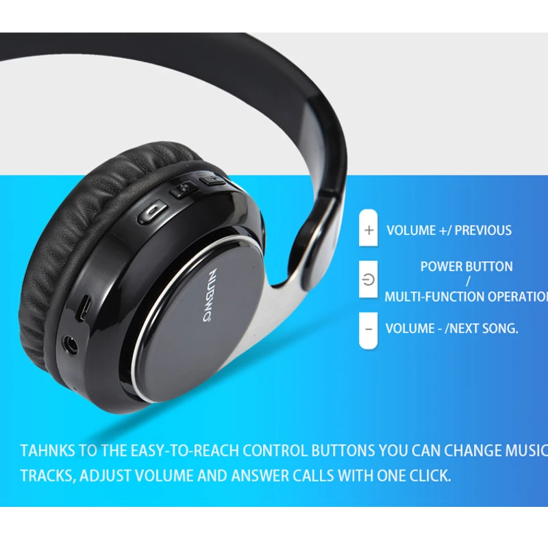 NUBWO S8 bluetooth 4 2 наушники стерео Беспроводной Игровые для геймеров складной мягкий