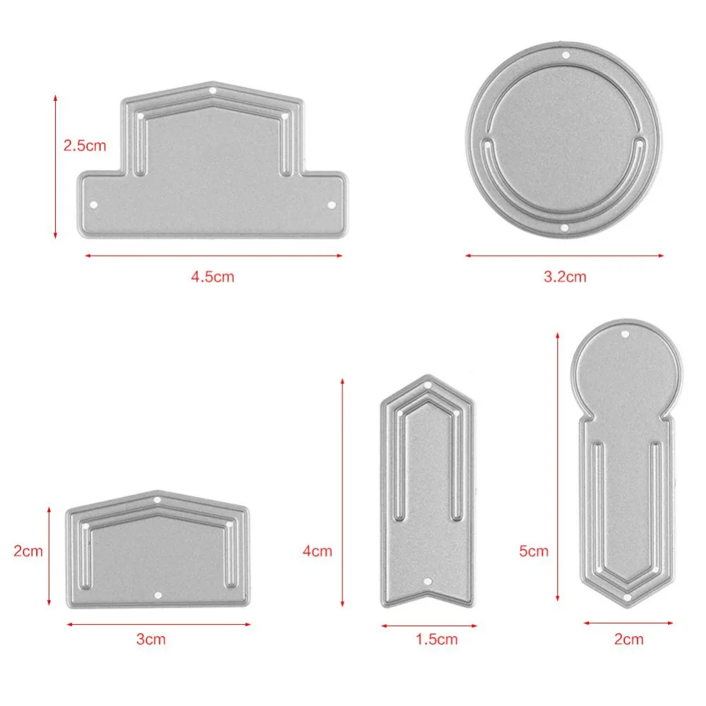 5 шт./компл. металлические режущие штампы альбом для скрапбукинга декоративная