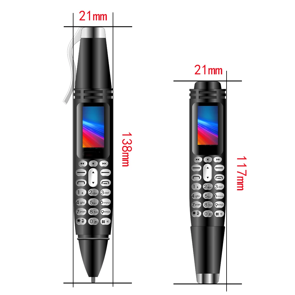 

JINSERTA Mini Bluetooth MP3 Player with 0.96 inch Display Support FM Handwritten Photography Recording Flashlight Handsfree