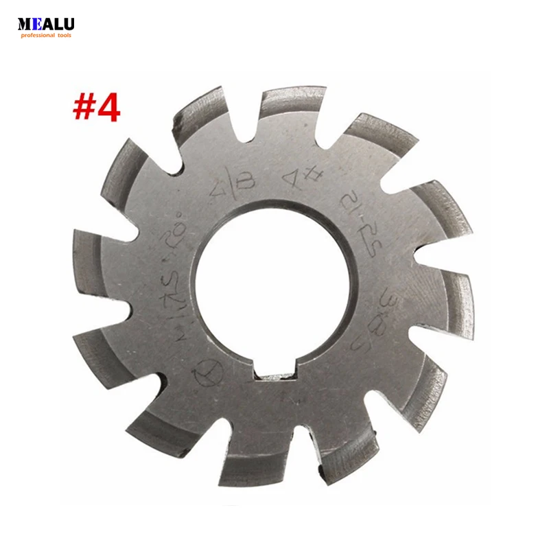 

Diameter 22mm M1.75 20 Degree #4 Involute Gear Cutters Milling Bits Set HSS High Speed Steel Machine Tools Accessories