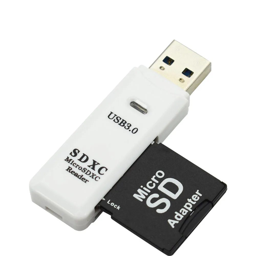 Кардридер USB 3 0 адаптер SDXC TF 2 в 1 для планшетов ПК ноутбука компьютера мини