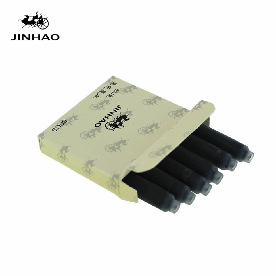 

Одноразовые чернильные капсулы JinHao чернильные картриджи черного и синего цвета, 6 шт./кор.