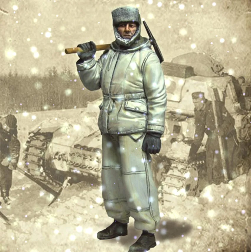 1/35 каучуковая фигурка модель комплект Unassambled Неокрашенная 0099 | Игрушки и хобби