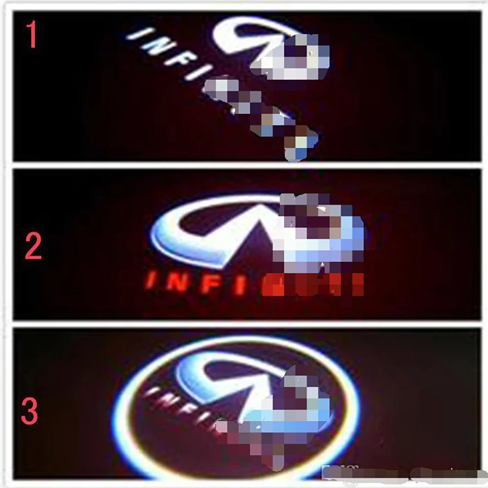 Car Projection LED Projector Door Shadow Light Infiniti 1 Min Easy Installation HD Logo Pack of 2 Courtesy Laser extern | Автомобили и