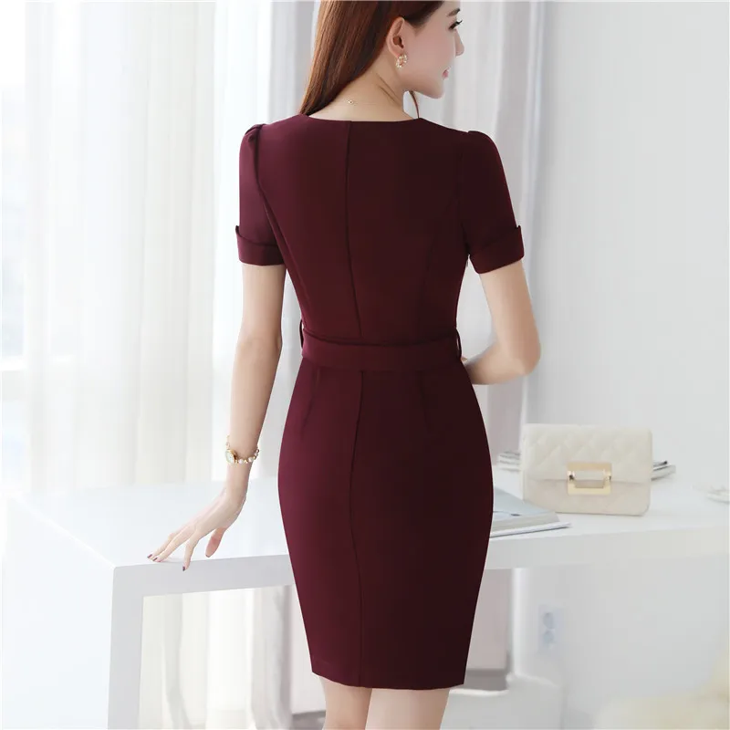 Винтаж одноцветное Цвет деловая модельная одежда Для женщин носить на работу