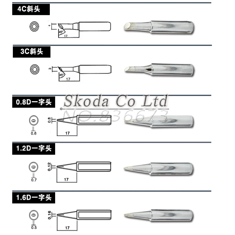 Бесплатная доставка 100 шт./лот бессвинцовый наконечник паяльника 900M T для