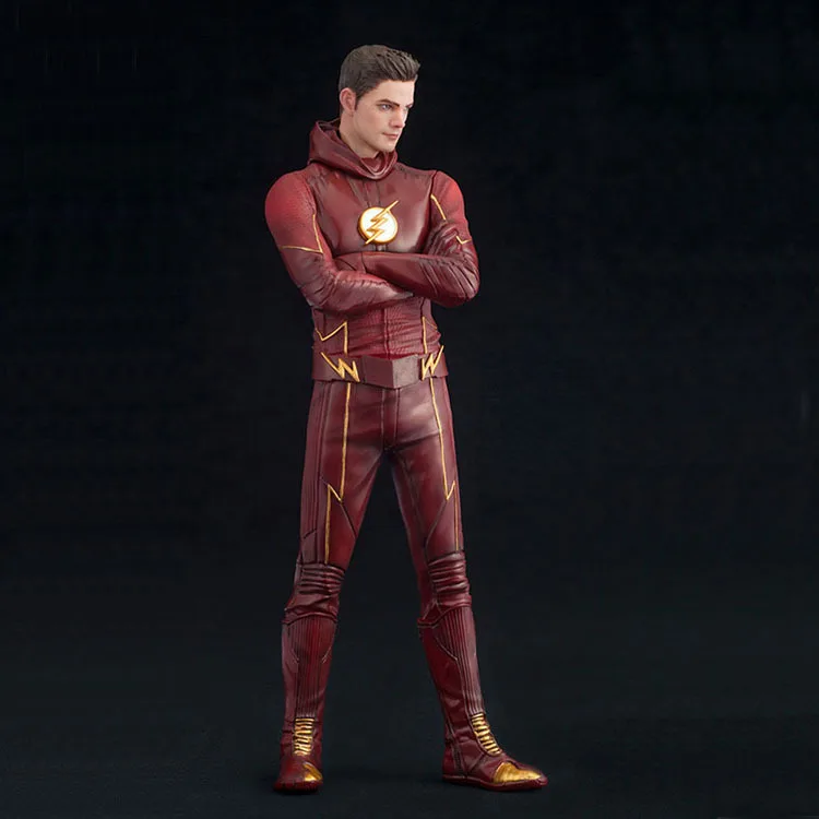 Аниме игра фигурка Лига Справедливости флэш рисунок ARTFX+ Барри Аллен ПВХ 1/10 Коллекция Модель игрушки заменить голову