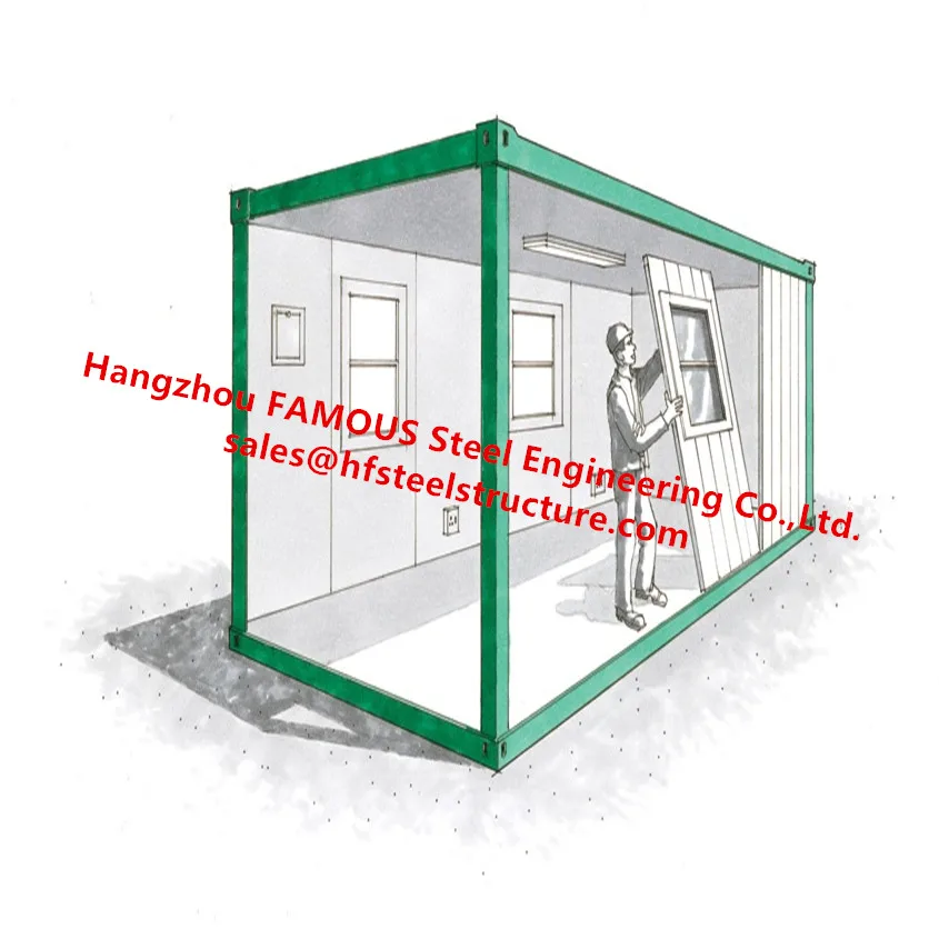 Китайский производитель плоские контейнерные единицы транспортные контейнеры