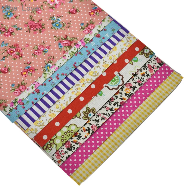 Chzimade 10 Sheets Self-adhesive Fabric Scrapbooking Sewing Art Sticker Paper Patterns Dot DIY Gift Decoration Random Color | Дом и сад