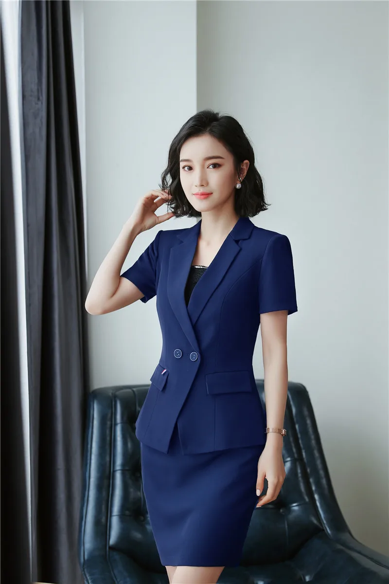 Деловой костюм с юбкой из 2 предметов топом и для деловых женщин профессиональные