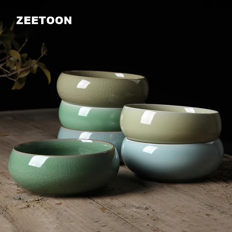 Большая чаша для мытья чая Longquan Celadon ча Си чайный набор кунг фу пищевая тарелка