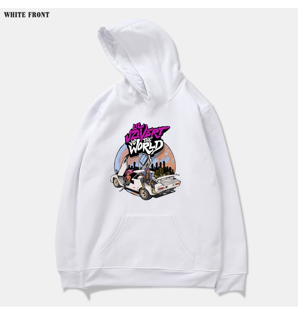 Lil Uzi Vert, спортивный костюм, свободная толстовка с капюшоном, новинка, Европейский стиль, уличная мода, крутая, размера плюс, больше размера, d, толстовка, длинная
