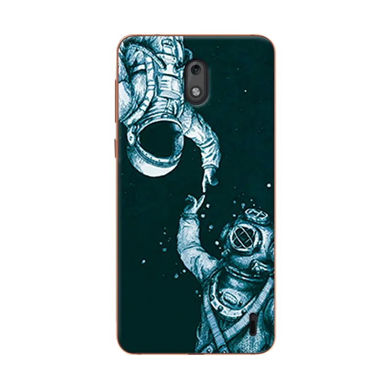 Очаровательный чехол для телефона с изображением Капитана Америки Nokia 2 задняя