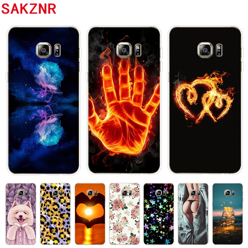 Case for Samsung Galaxy S6 5.1&quot Cover Silicone For S 6 Soft Edge Phone |