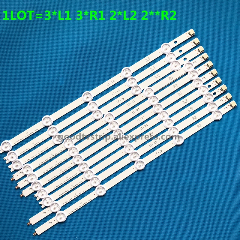 Новинка 10 шт./партия R1 L1 R2 L2 светодиодный подсветка полосы Идеальная замена для