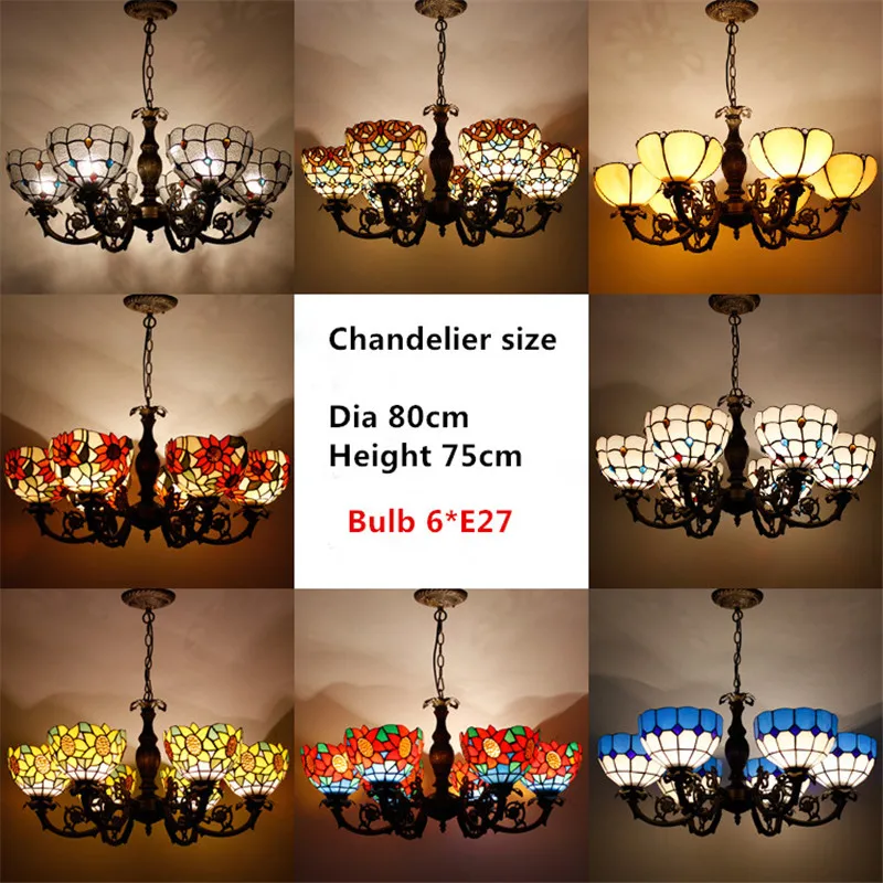 Фумат витражная Подвесная лампа античные подвесные светильники Горячая изгиб