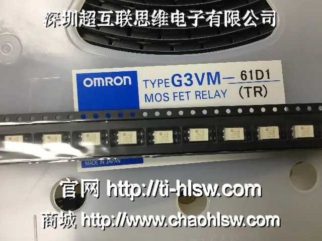 Отправляйте Бесплатные 50 шт. G3VM-61D1 OMRON-61D1 SMD СОП-4 оптрон новый оригинальный |
