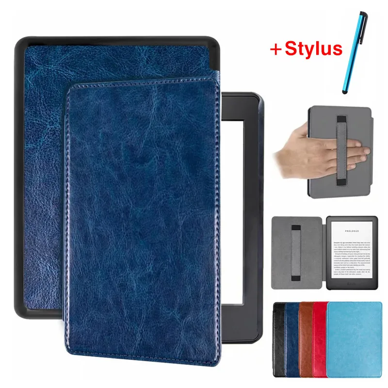 Новинка 2019 Ультратонкий чехол книжка из искусственной кожи для Amazon Новый Kindle 10 го