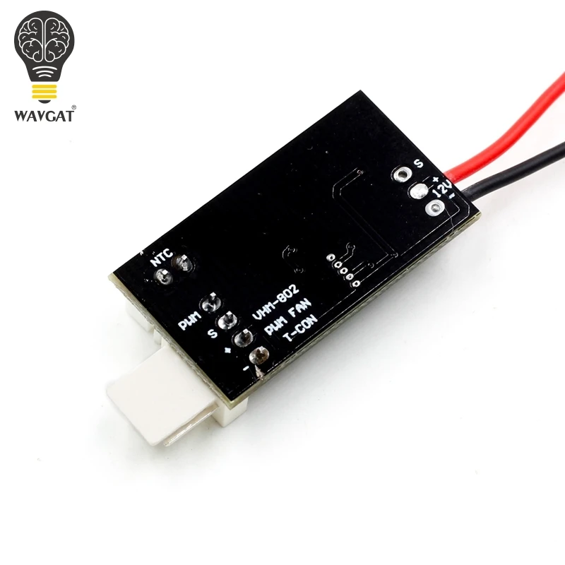 VHM 802 DC 12V PWM Температура контроллер вентилятора 4 проводной Скорость регулятор для