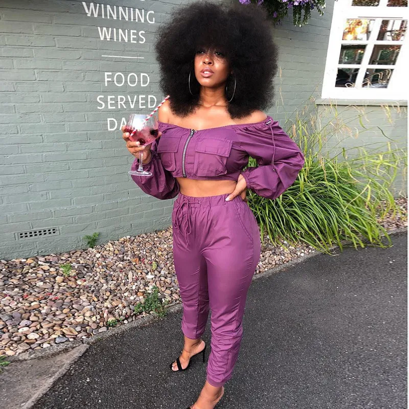 Женский комплект одежды из 2 предметов с вырезом лодочкой укороченный топ