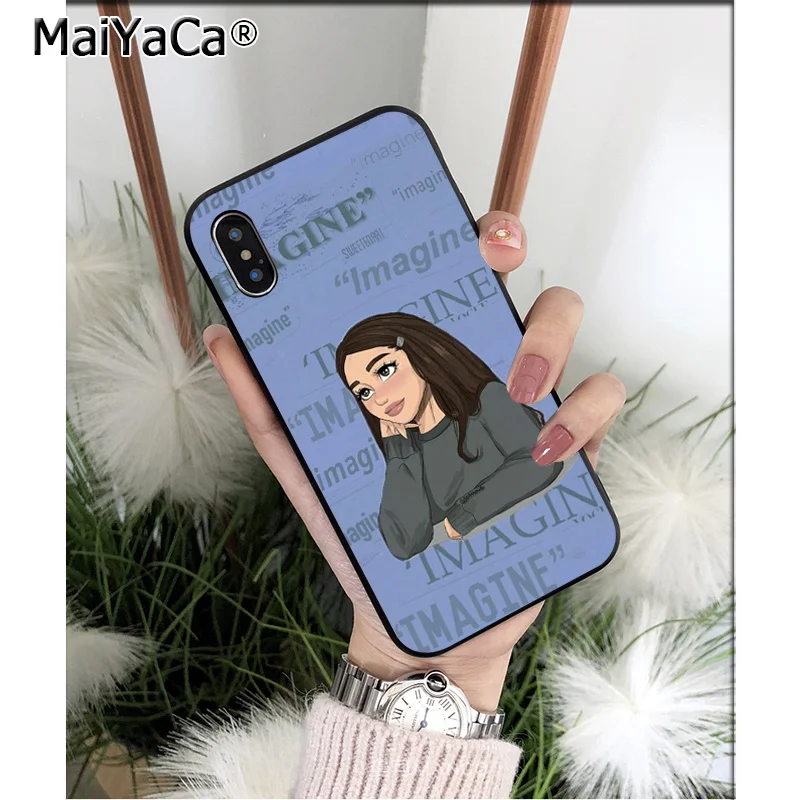 Мягкий чехол из ТПУ MaiYaCa Ariana Grande Thank U Next для Apple iPhone 8 7 6 6S Plus X XS MAX 5 5S SE