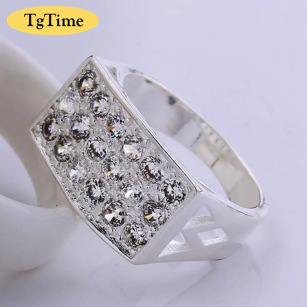 925 silver ring high quality Nickle free antiallergic R553-8 Silver plated new design finger for lady Cyber Monday | Украшения и