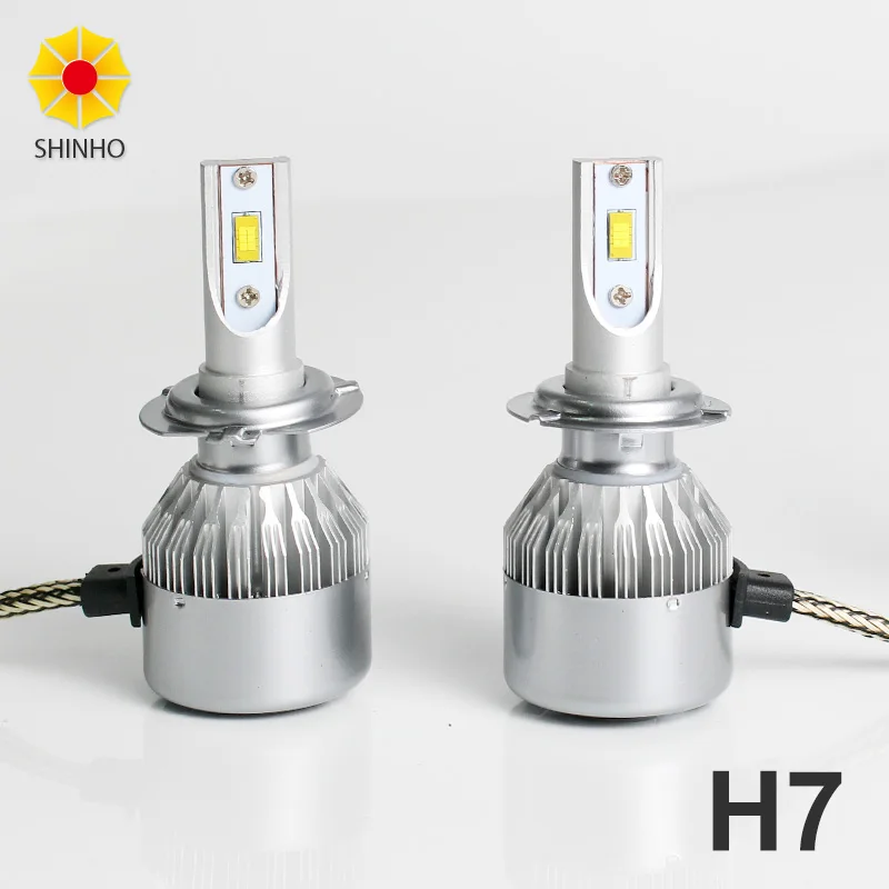 H7 Car Headlight Kit LED Bulb 7600Lm 72W Set 12V 24V Flip Chip 6000K Truck Fog Head Lamp All In One Lights | Автомобили и