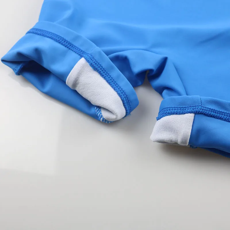 Летний детский плавательный костюм с изображением рыбы цельный купальный