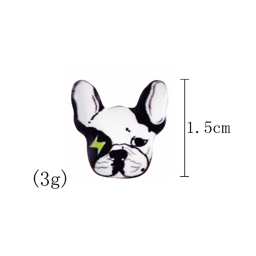 Женские серьги гвоздики в виде животных с эмалью|dog stud earrings|fashion earringslittle earrings |