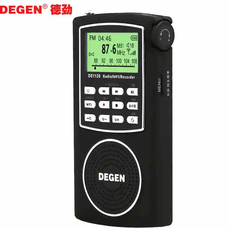 Цифровой радиомагнитофон DEGEN DE1126 FM стерео MW SW AM 4 Гб MP3 DSP ATS|degen de1126|digital radio recorderradio