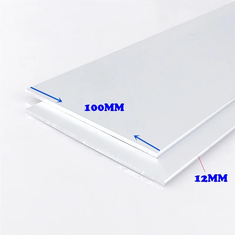 1 шт./лот 6063 T5 пластина из алюминиевого сплава Thickness12mm * Width100mm Артикул Алюминий