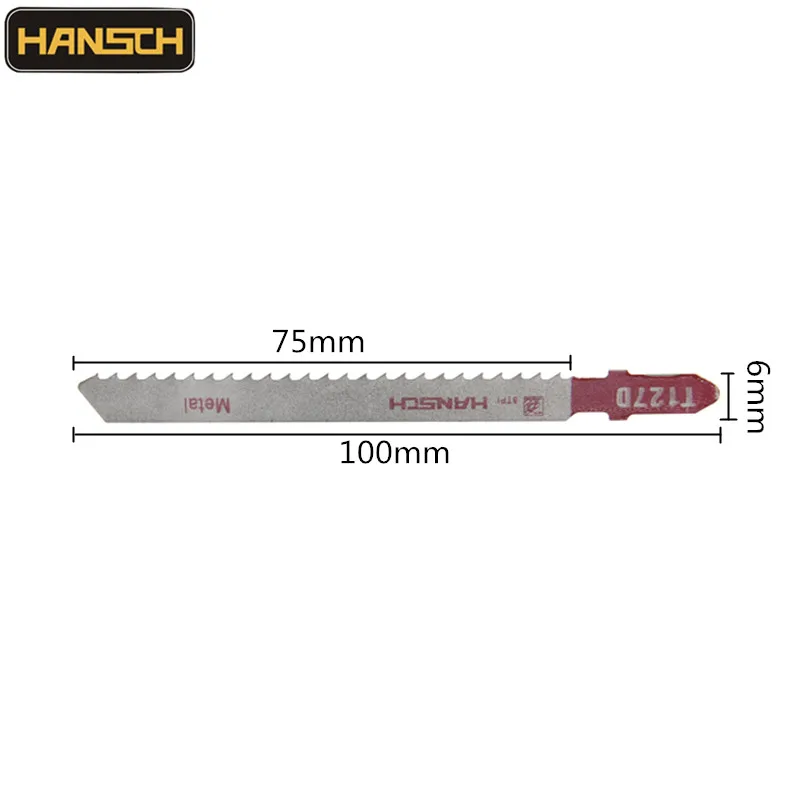 Лезвия для ножовочной пилы HANSCH 5 шт. 100*3 T127D металлическая быстрорежущая сталь Bosch