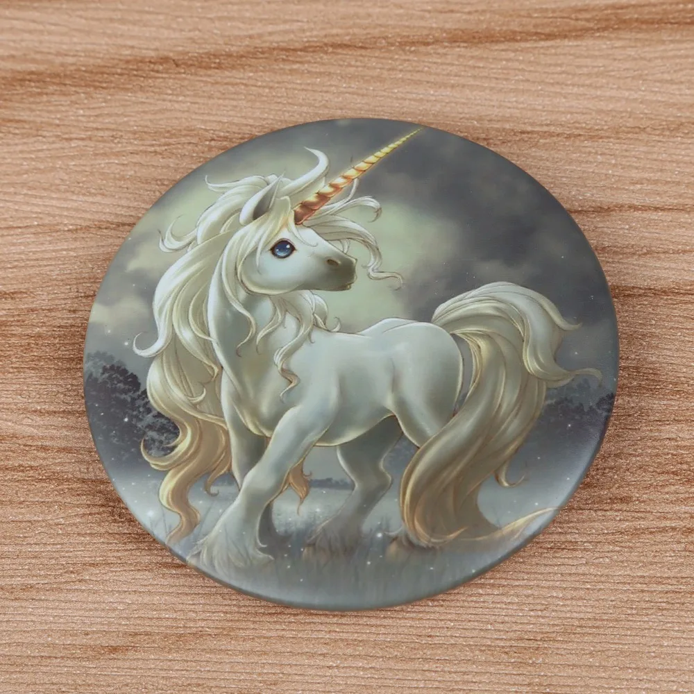 Брошь FFFPIN с изображением единорога из ткани 5 8 см |